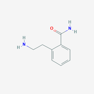 molecular formula C9H12N2O B13878683 Aminoethylbenzamide 