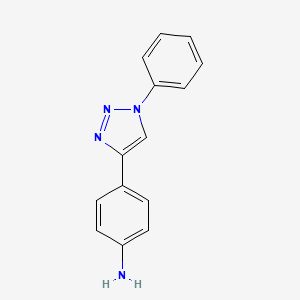 4-(1-Phenyl-1H-1,2,3-triazol-4-yl)aniline