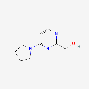 molecular formula C9H13N3O B13878715 (4-Pyrrolidin-1-ylpyrimidin-2-yl)methanol 