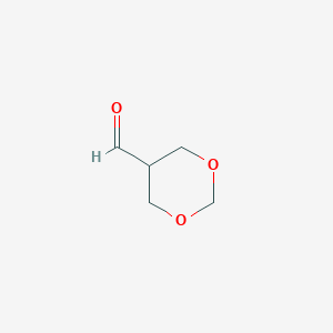 molecular formula C5H8O3 B13878721 1,3-Dioxane-5-carboxaldehyde CAS No. 1210226-48-4