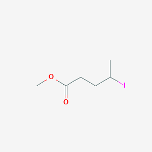 molecular formula C6H11IO2 B13878733 Methyl 4-iodopentanoate 