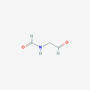 molecular formula C3H5NO2 B13878741 N-(2-oxoethyl)formamide 