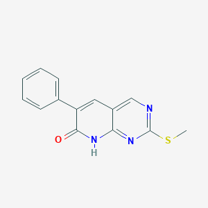 2-methylsulfanyl-6-phenyl-8H-pyrido[2,3-d]pyrimidin-7-one