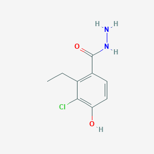 3-Chloro-2-ethyl-4-hydroxybenzohydrazide