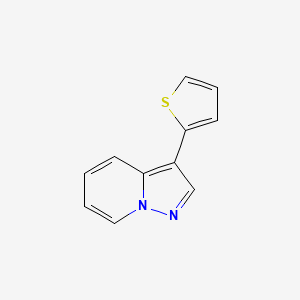 3-Thiophen-2-ylpyrazolo[1,5-a]pyridine