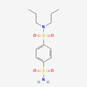 4-N,4-N-dipropylbenzene-1,4-disulfonamide