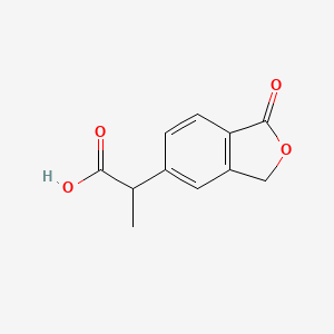 2-(1-oxo-3H-2-benzofuran-5-yl)propanoic acid