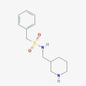 1-phenyl-N-(piperidin-3-ylmethyl)methanesulfonamide