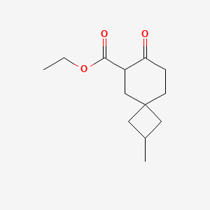 Ethyl 2-methyl-7-oxospiro[3.5]nonane-8-carboxylate