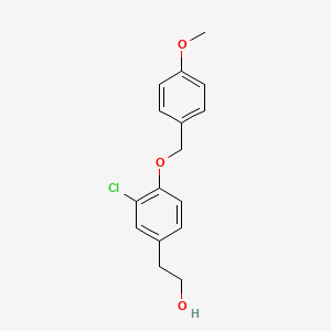 2-(3-Chloro-4-(4-methoxybenzyloxy)phenyl)ethanol