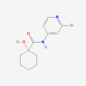 N-(2-bromopyridin-4-yl)-1-hydroxycyclohexane-1-carboxamide