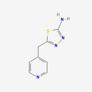 5-(Pyridin-4-ylmethyl)-1,3,4-thiadiazol-2-amine