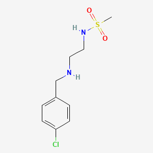 N-[2-[(4-chlorophenyl)methylamino]ethyl]methanesulfonamide