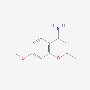 7-methoxy-2-methyl-3,4-dihydro-2H-chromen-4-amine