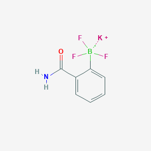 molecular formula C7H6BF3KNO B1387896 Potassium (2-aminocarbonylphenyl)trifluoroborate CAS No. 850623-70-0