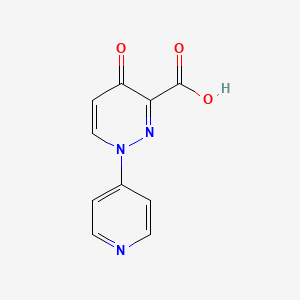 4-Oxo-1-pyridin-4-ylpyridazine-3-carboxylic acid