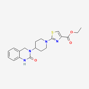 Ethyl 2-[4-(2-oxo-1,4-dihydroquinazolin-3-yl)piperidin-1-yl]-1,3-thiazole-4-carboxylate