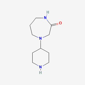 4-Piperidin-4-yl-1,4-diazepan-2-one