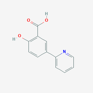 2-Hydroxy-5-pyridin-2-ylbenzoic acid