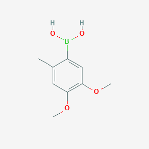 molecular formula C9H13BO4 B13879060 (4,5-Dimethoxy-2-methylphenyl)boronic acid 