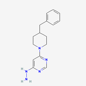 4-(4-Benzylpiperidin-1-yl)-6-hydrazinyl pyrimidine