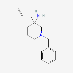 1-Benzyl-3-prop-2-enylpiperidin-3-amine