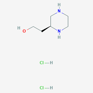 molecular formula C6H16Cl2N2O B1387909 (S)-2-(Piperazin-2-yl)ethanol dihydrochloride CAS No. 1246651-15-9