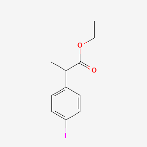 molecular formula C11H13IO2 B13879131 Ethyl 2-(4-iodophenyl)propanoate 