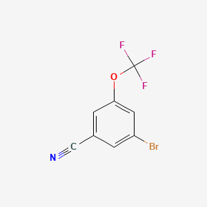molecular formula C8H3BrF3NO B1387914 3-Bromo-5-(trifluoromethoxy)benzonitrile CAS No. 914635-52-2