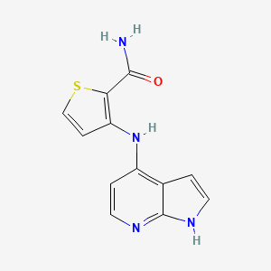 3-(1H-pyrrolo[2,3-b]pyridin-4-ylamino)thiophene-2-carboxamide