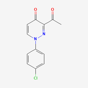 3-acetyl-1-(4-chlorophenyl)pyridazin-4(1H)-one