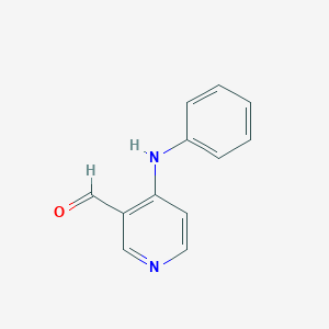 molecular formula C12H10N2O B13879188 4-Anilinopyridine-3-carbaldehyde 