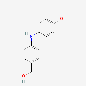 [4-(4-Methoxyanilino)phenyl]methanol