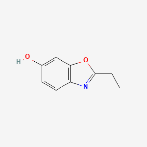 molecular formula C9H9NO2 B13879327 2-Ethyl-1,3-benzoxazol-6-ol 