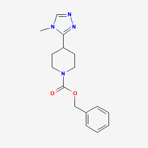 benzyl 4-(4-methyl-4H-1,2,4-triazol-3-yl)piperidine-1-carboxylate