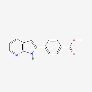 methyl 4-(1H-pyrrolo[2,3-b]pyridin-2-yl)benzoate