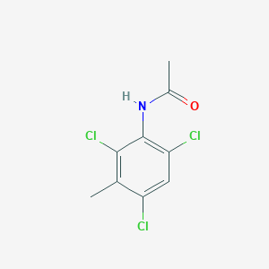 molecular formula C9H8Cl3NO B13879377 N-(2,4,6-trichloro-3-methylphenyl)acetamide 