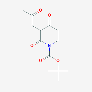 tert-Butyl 2,4-dioxo-3-(2-oxopropyl)piperidine-1-carboxylate