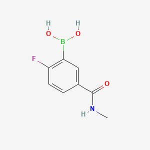 B1387940 (2-Fluoro-5-(methylcarbamoyl)phenyl)boronic acid CAS No. 874289-40-4