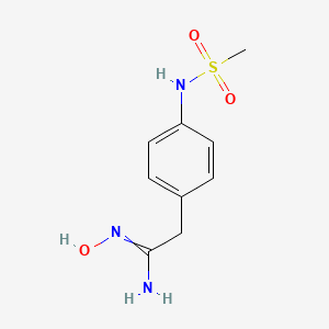 N'-hydroxy-2-[4-(methanesulfonamido)phenyl]ethanimidamide