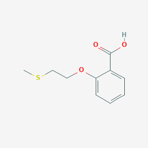 2-(2-Methylsulfanylethoxy)benzoic acid