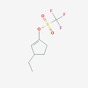 3-Ethylcyclopent-1-en-1-yl trifluoromethanesulfonate