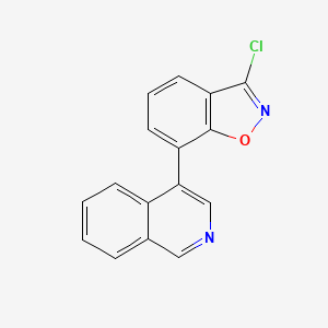 3-Chloro-7-isoquinolin-4-yl-1,2-benzoxazole