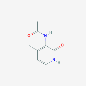 molecular formula C8H10N2O2 B13879458 N-(4-methyl-2-oxo-1H-pyridin-3-yl)acetamide 