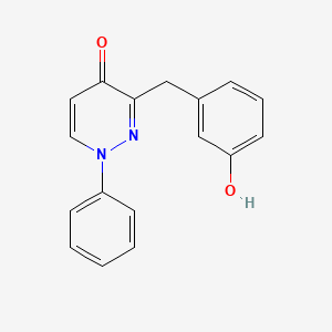 3-(3-hydroxybenzyl)-1-phenylpyridazin-4(1H)-one