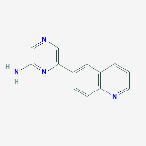 6-Quinolin-6-ylpyrazin-2-amine