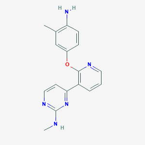 4-(2-(4-amino-3-methylphenoxy)pyridin-3-yl)-N-methylpyrimidin-2-amine