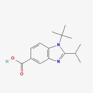 1-Tert-butyl-2-propan-2-ylbenzimidazole-5-carboxylic acid