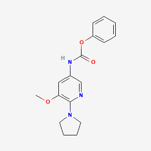 Phenyl 5-methoxy-6-(pyrrolidin-1-yl)pyridin-3-ylcarbamate