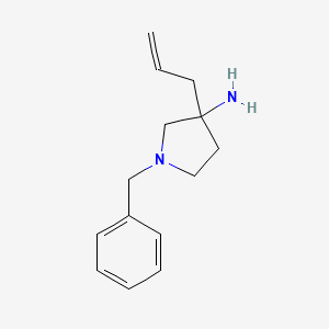 1-Benzyl-3-prop-2-enylpyrrolidin-3-amine